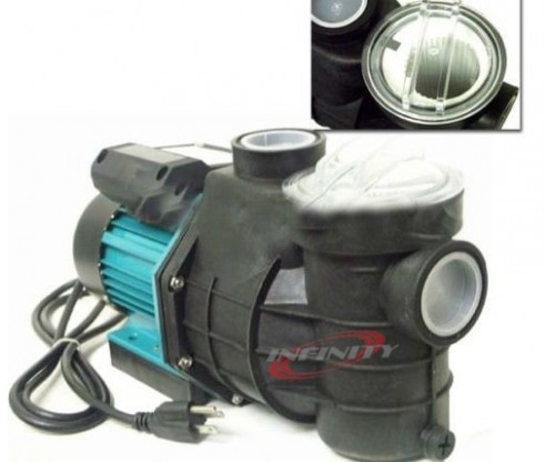 1HP On Inground Swimming Pool Water Pump w/ Strainer